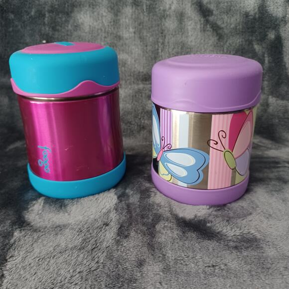 Set of Thermas' Purple and Butterfly - Picture 1 of 9